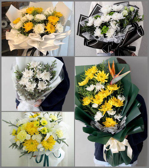 山东菏泽牡丹区马岭岗镇蓖匠王村白事花束代送